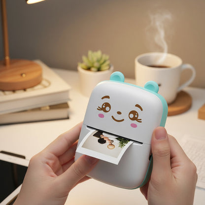 Mini Impresora Térmica Bluetooth Portátil — Gatito