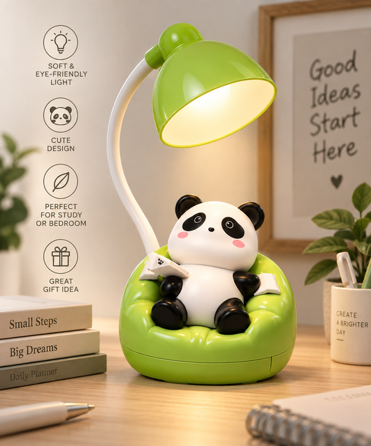 Lámpara Infantil Panda LED – Luz Cálida, Flexible e Inalámbrica