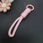 12cm Paracord Braided Woven Keychain Wrist Rope Phone case Anti-lost Rope Strap Key Ring Tactical Survival Tool Backpack Buckle