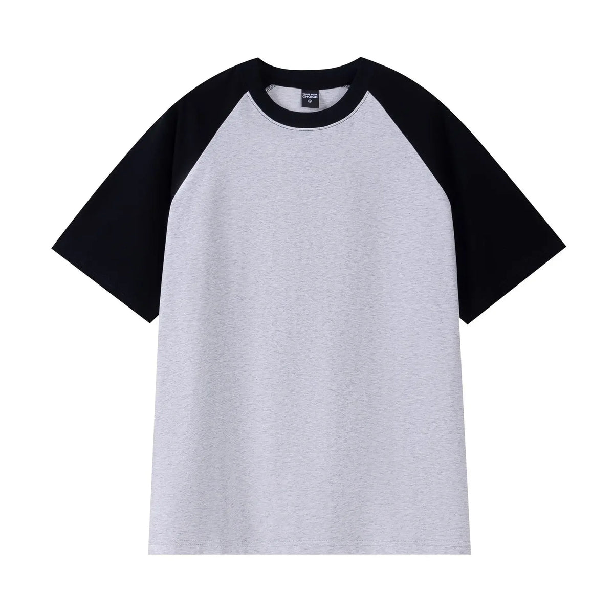 Oversize Men's T-Shirt Heavy 240g Pure Cotton Short-Sleeved Men T-Shirt Casual Loose Tops Tees Contrasting Color Man T Shirt