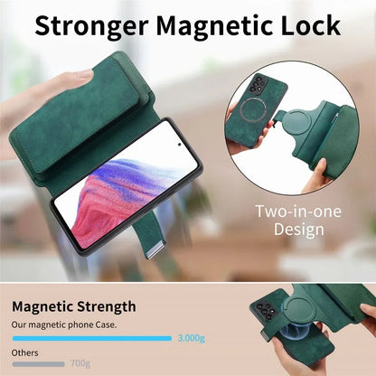 2 in 1 Detachable Wallet Case for Samsung Galaxy S24 Ultra S21 S23 FE S22 Plus A55 A54 A53 A52S A35 A34 A33 A25 A15 A14 5G A05