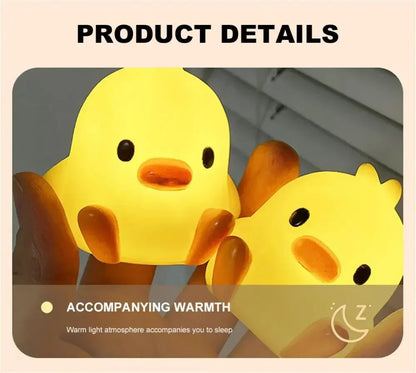 Cute Duck Night Light – Adorable Bedside Lamp for Kids & Baby Rooms