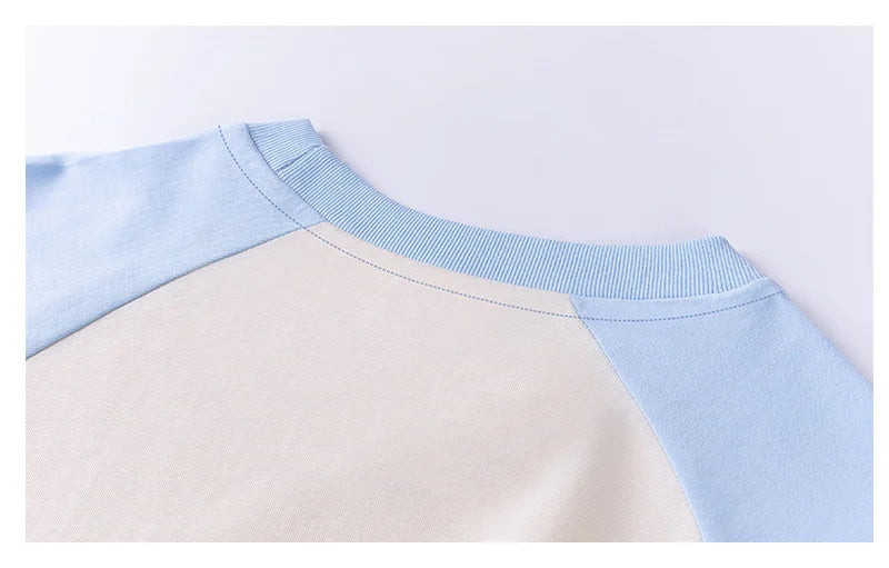 Oversize Men's T-Shirt Heavy 240g Pure Cotton Short-Sleeved Men T-Shirt Casual Loose Tops Tees Contrasting Color Man T Shirt