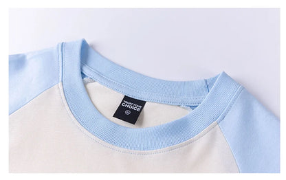 Oversize Men's T-Shirt Heavy 240g Pure Cotton Short-Sleeved Men T-Shirt Casual Loose Tops Tees Contrasting Color Man T Shirt