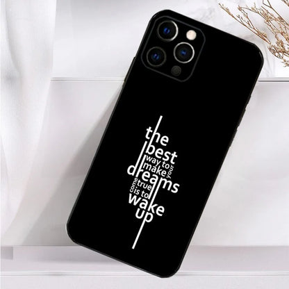 Verse Christian Jesus Bible Phone Case For iPhone 16,15,14,13,12,11 Plus,Pro Max,XS,X,XR,SE,Mini,8,7 Soft Silicone Black Cover