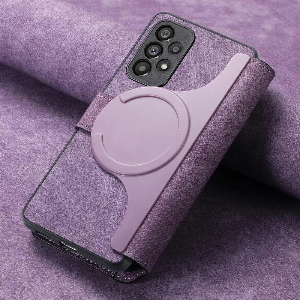 2 in 1 Detachable Wallet Case for Samsung Galaxy S24 Ultra S21 S23 FE S22 Plus A55 A54 A53 A52S A35 A34 A33 A25 A15 A14 5G A05