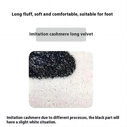 VIKAMA Cute Salted Fish Long Carpet 40x120cm, Living Room Area Floor Mat, Children's Bedroom Bedside Blanket, Home Decoration
