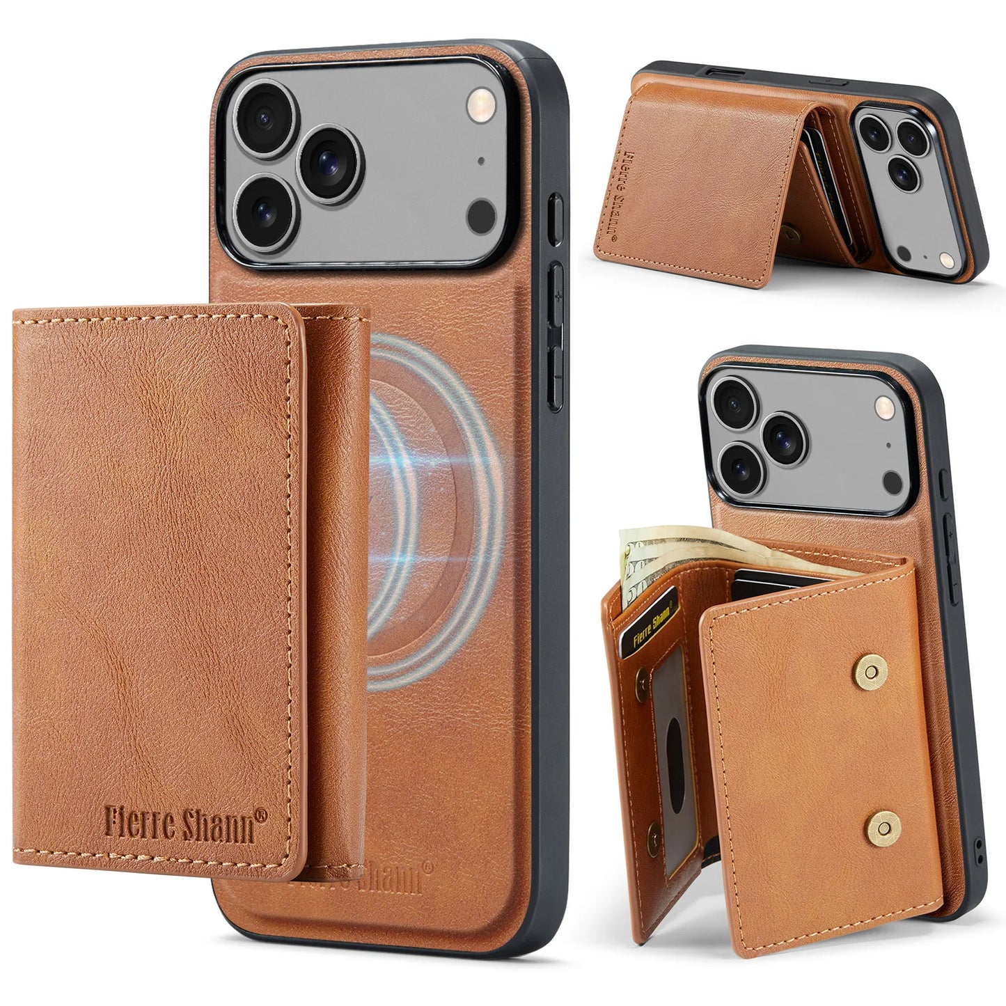 Premium Leather Phone Case with Magnetic Detachable Card Holder Wallet for iPhone

Protect your iPhone in style with this Premium Leather Phone Case featuring a magnetic detachable wallet. Designed for everyday convenience, i