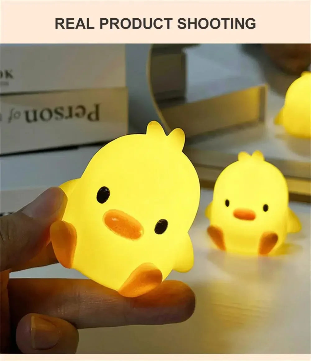 Cute Duck Night Light – Adorable Bedside Lamp for Kids & Baby Rooms