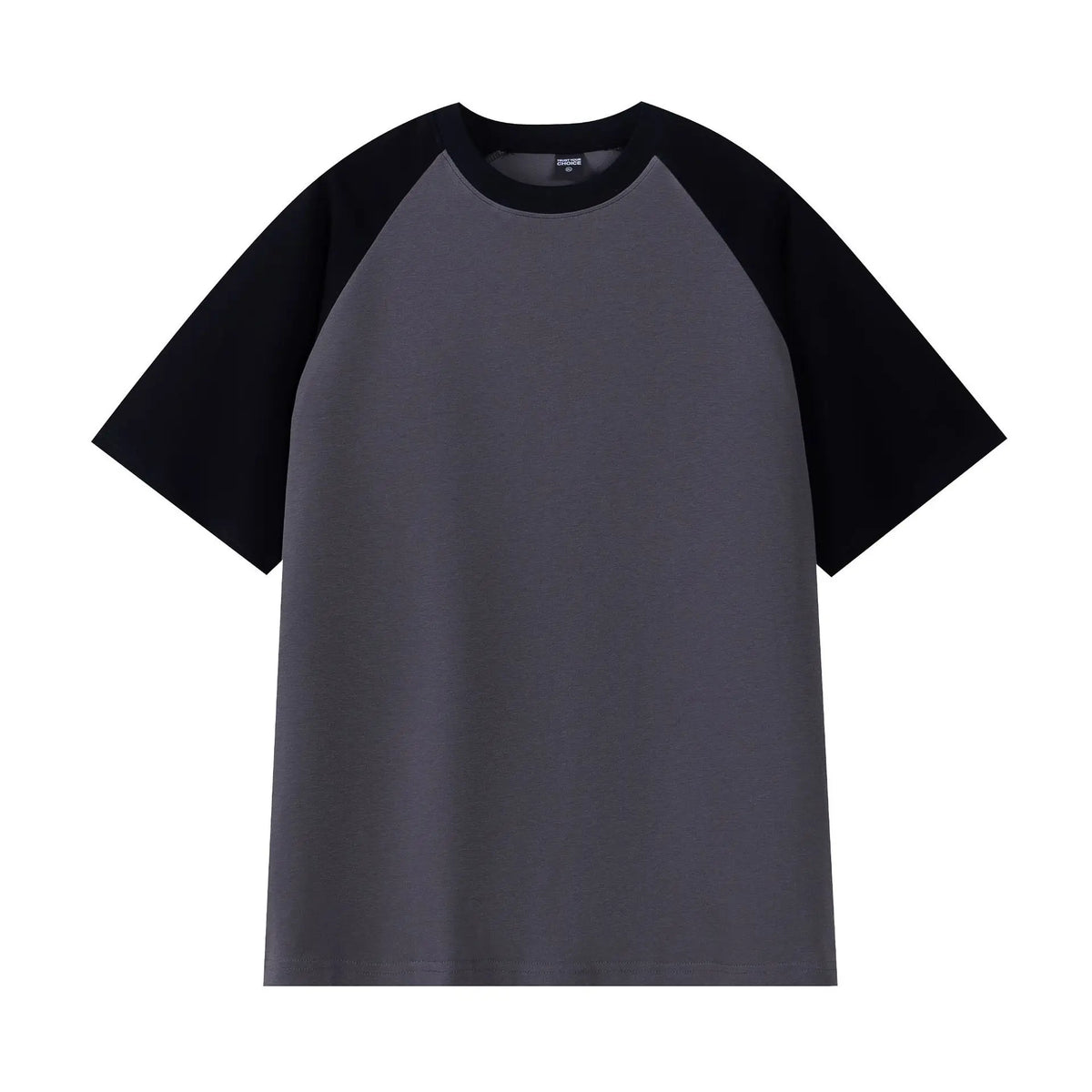 Oversize Men's T-Shirt Heavy 240g Pure Cotton Short-Sleeved Men T-Shirt Casual Loose Tops Tees Contrasting Color Man T Shirt