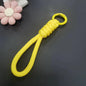 12cm Paracord Braided Woven Keychain Wrist Rope Phone case Anti-lost Rope Strap Key Ring Tactical Survival Tool Backpack Buckle
