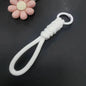 12cm Paracord Braided Woven Keychain Wrist Rope Phone case Anti-lost Rope Strap Key Ring Tactical Survival Tool Backpack Buckle