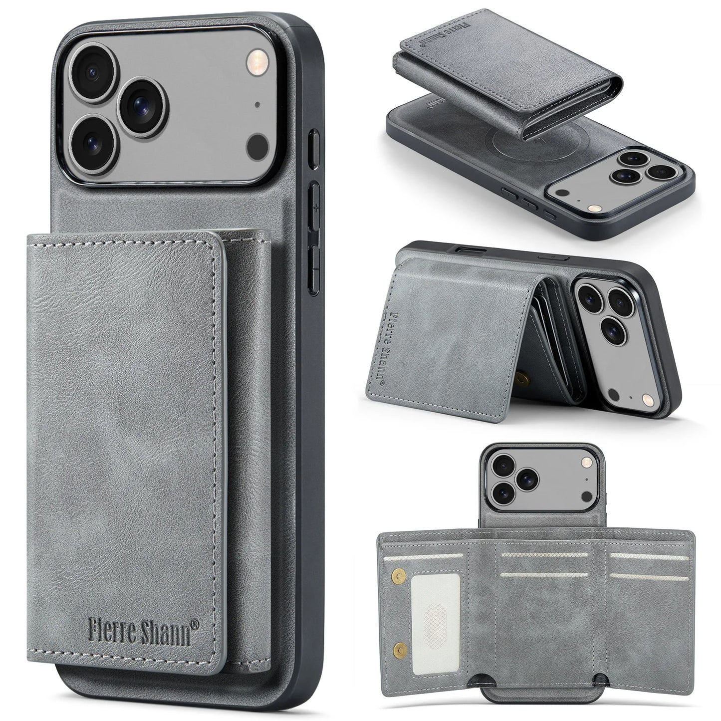 Premium Leather Phone Case with Magnetic Detachable Card Holder Wallet for iPhone

Protect your iPhone in style with this Premium Leather Phone Case featuring a magnetic detachable wallet. Designed for everyday convenience, i