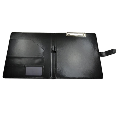 Premium A4 Business Portfolio Folder – PU Leather Clipboard, Document Organizer & Conference Padfolio for Office, Meetings & Interviews
