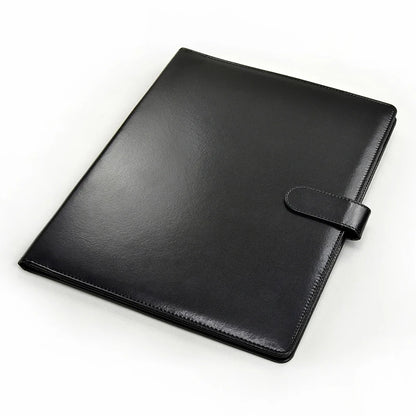 Premium A4 Business Portfolio Folder – PU Leather Clipboard, Document Organizer & Conference Padfolio for Office, Meetings & Interviews